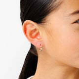 Pip Pop Post Earrings - Flower Hoop