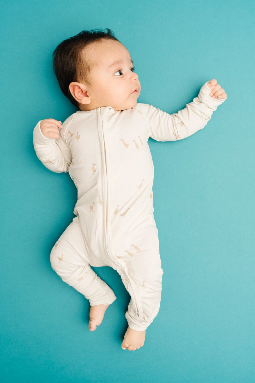 Bamboo Convertible Footie - Silly Goose