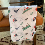 Muslin Swaddle - Massachusetts