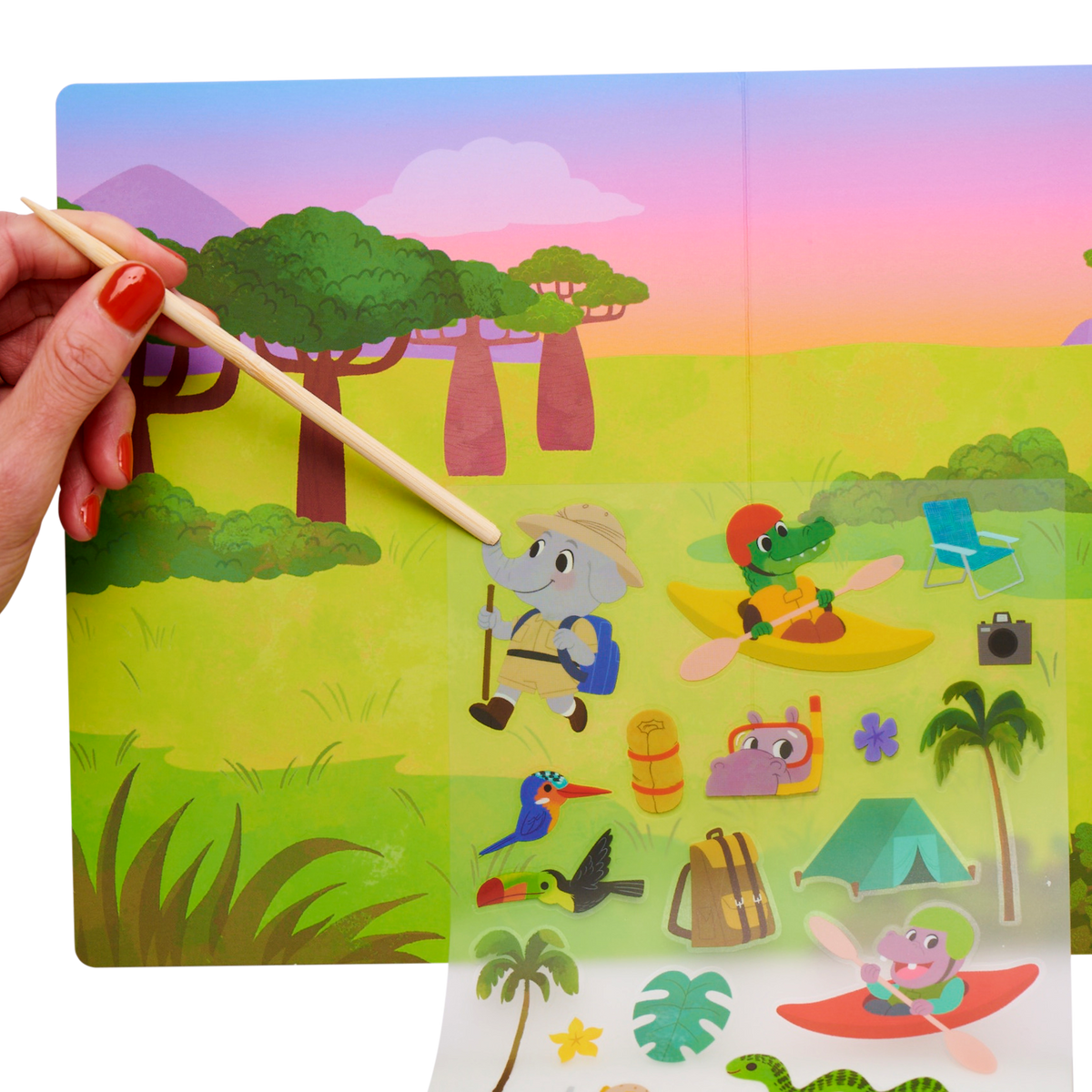 Set The Scene Transfer Stickers - Jungle Journey