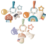 Bitzy Busy Ring Teething Activity Toy - Veggie
