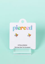 Pierced Co. Screwback Earrings - Pinwheel