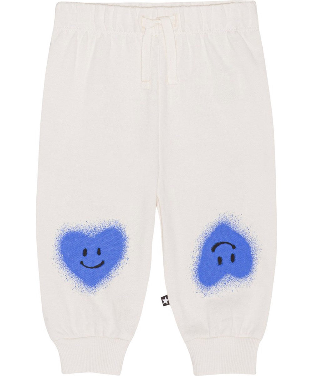 Molo Simeon Joggers - Blue Heart FINAL SALE