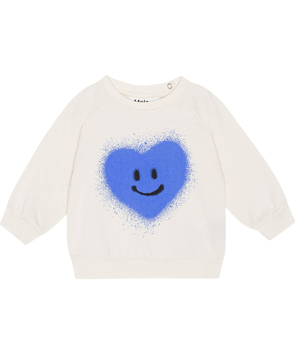 Molo Disc Pullover - Blue Heart FINAL SALE
