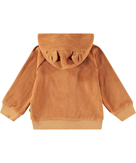 Molo Dirk Zip Up Hoodie - Brown Sugar