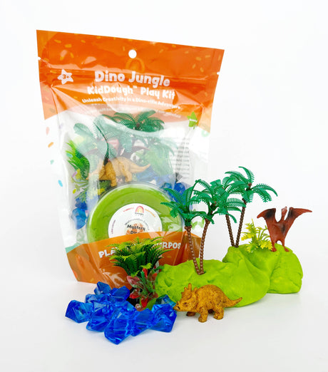 KidDough Play Kit - Dino Jungle (Watermelon)