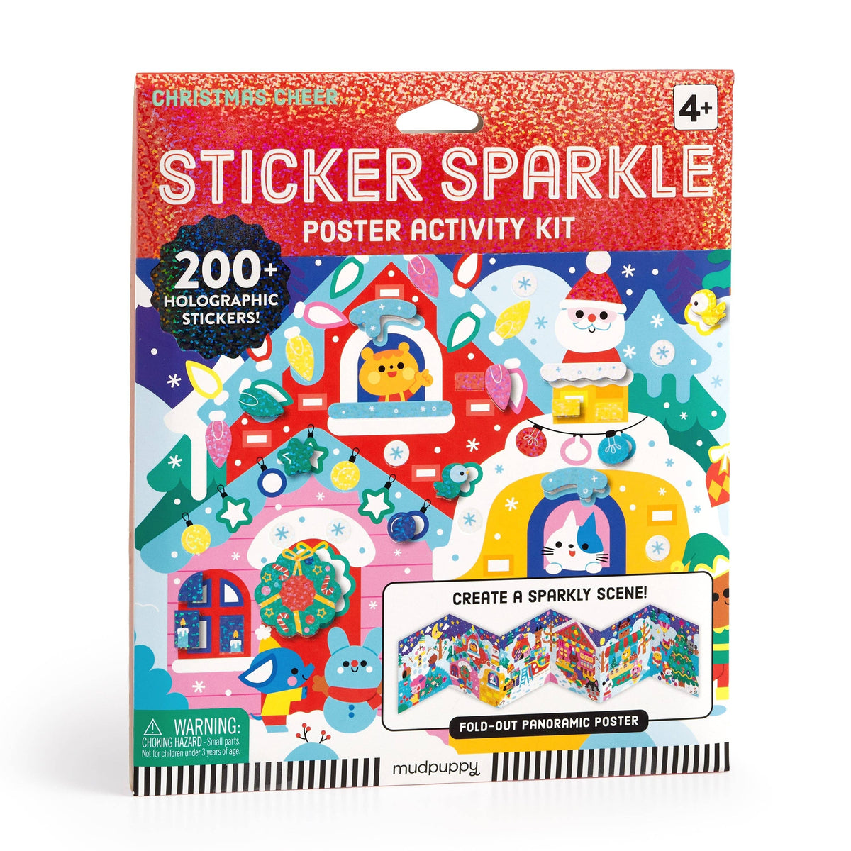 Sticker Sparkle Poster Activity Kit - Christmas Cheer