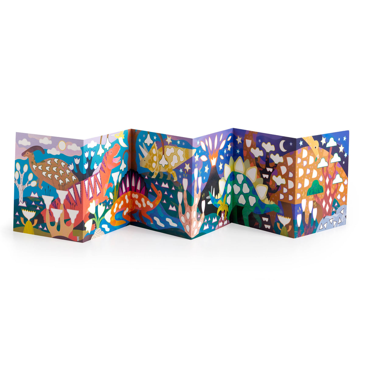 Sticker Sparkle Poster Activity Kit - Dinosaur Land
