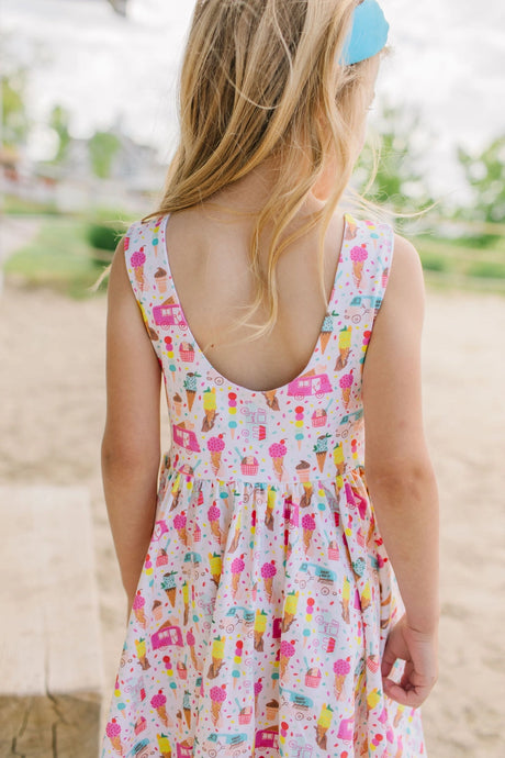 Tank Dress - Ice Cream Truck
