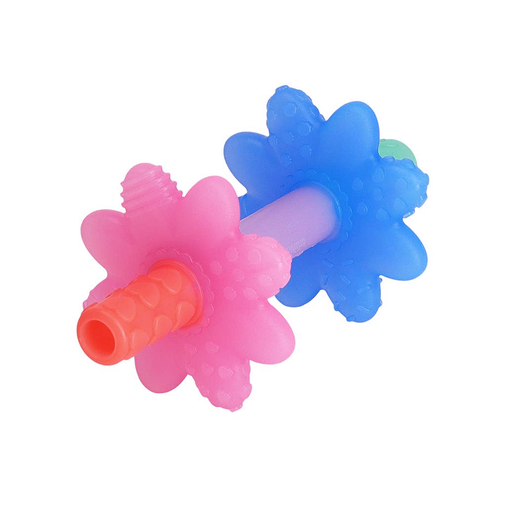 Teensy Tubes Teether - Pink Rainbow