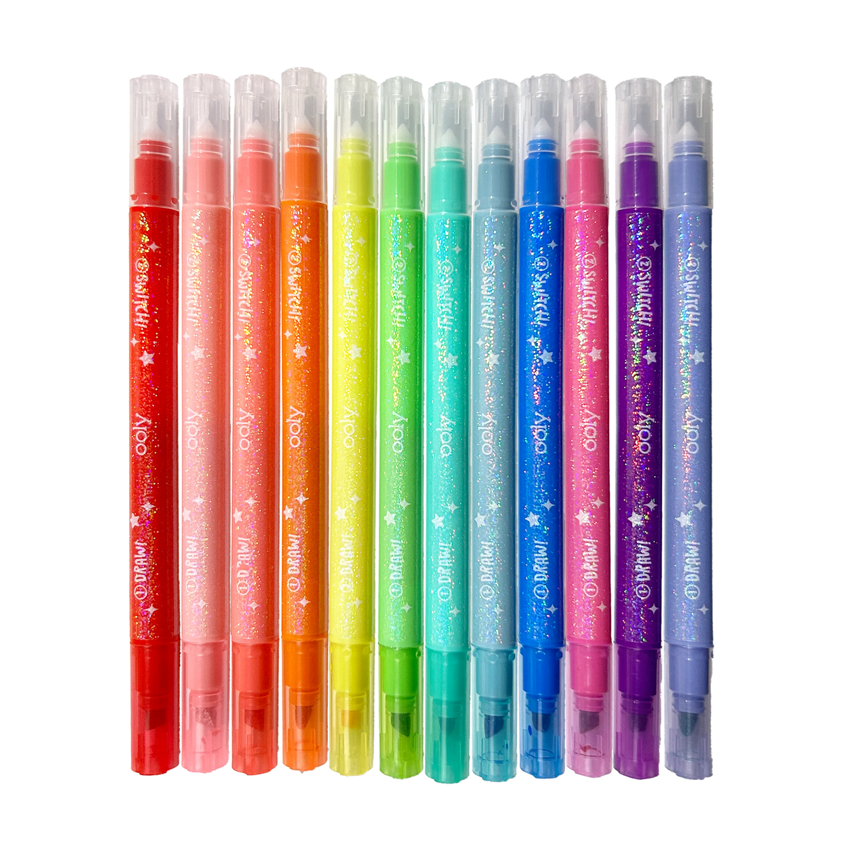 Switch-Eroo Sparkle Glittery Color Changing Markers