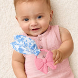 Crinkle Crew -Pink Bow