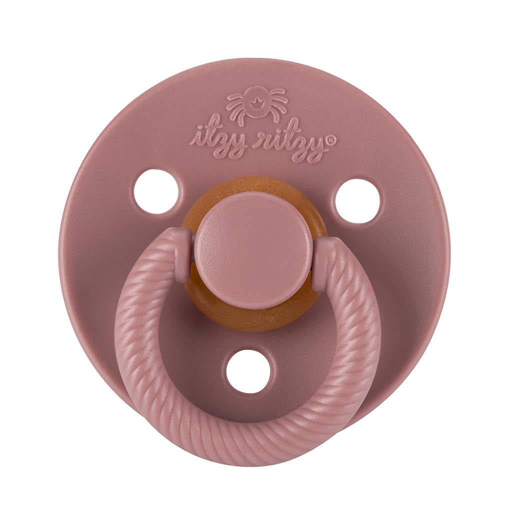 Itzy Soother Natural Rubber Paci Set - Harbor + Coast