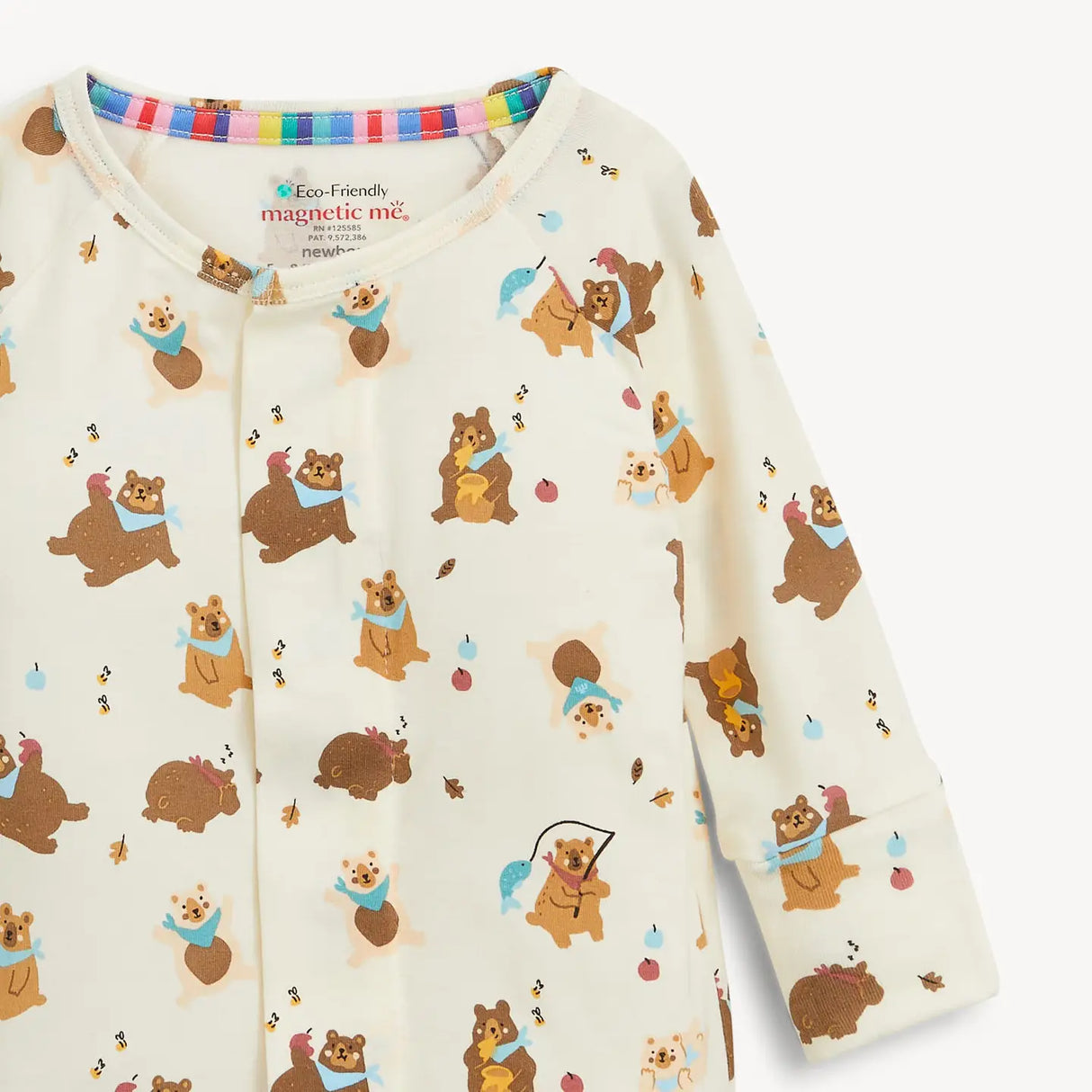 Magnetic Me Modal Convertible Footie - Beary Silly
