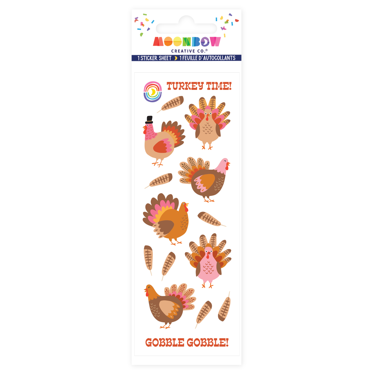 Moonbow Creative Co Stickers - Gobble Gobble