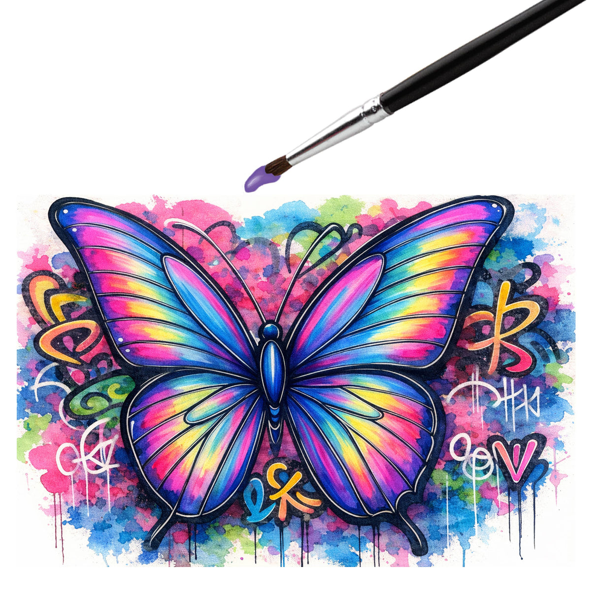 Black Edition Watercolor Palette - Neon