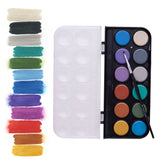 Black Edition Watercolor Palette - Metallic