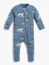 Zip Romper - Nantucket Pups