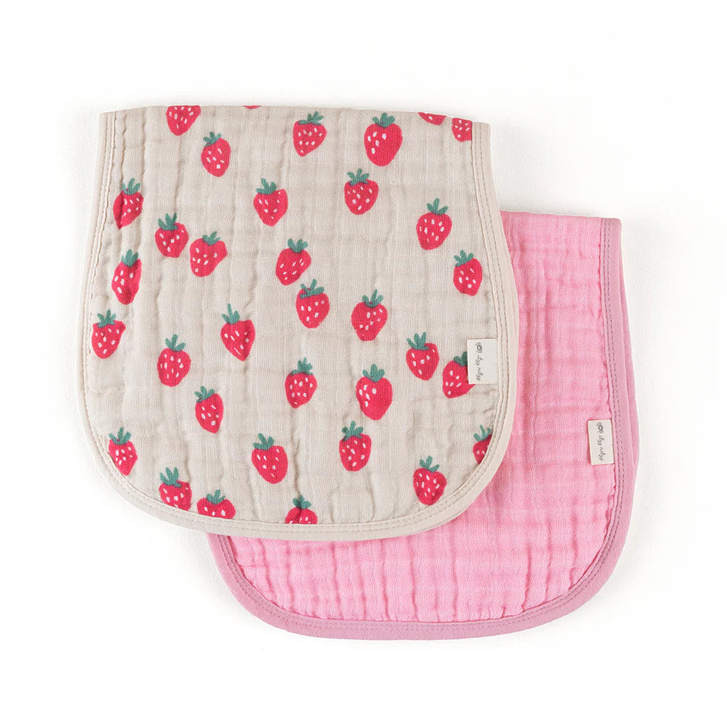 Itzy Burp Cloth - Strawberry