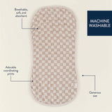 Itzy Burp Cloth - Toast Checkerboard