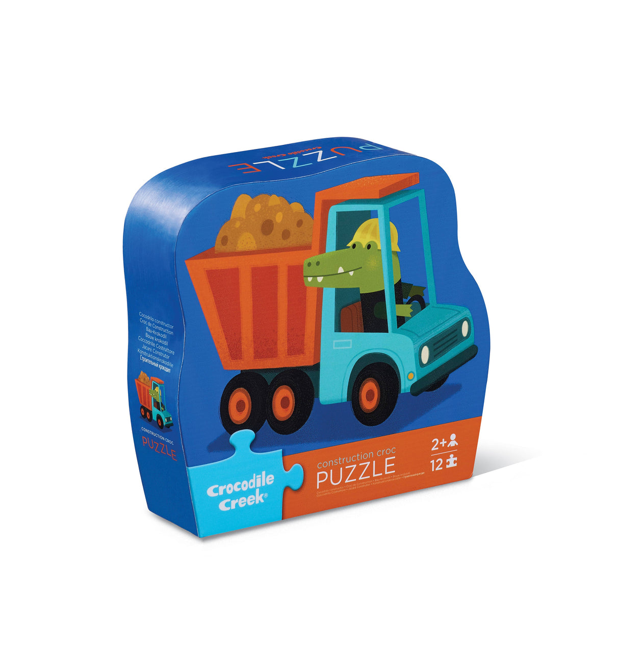 12-Piece Puzzle - Construction Croc
