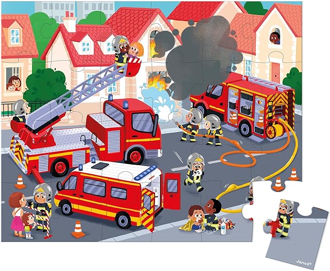 24 Pc Puzzle - Firemen