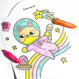Lucky Cat Paw Neon Highlighters