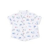 Polo Button Up and Shorts - Fishing Lures