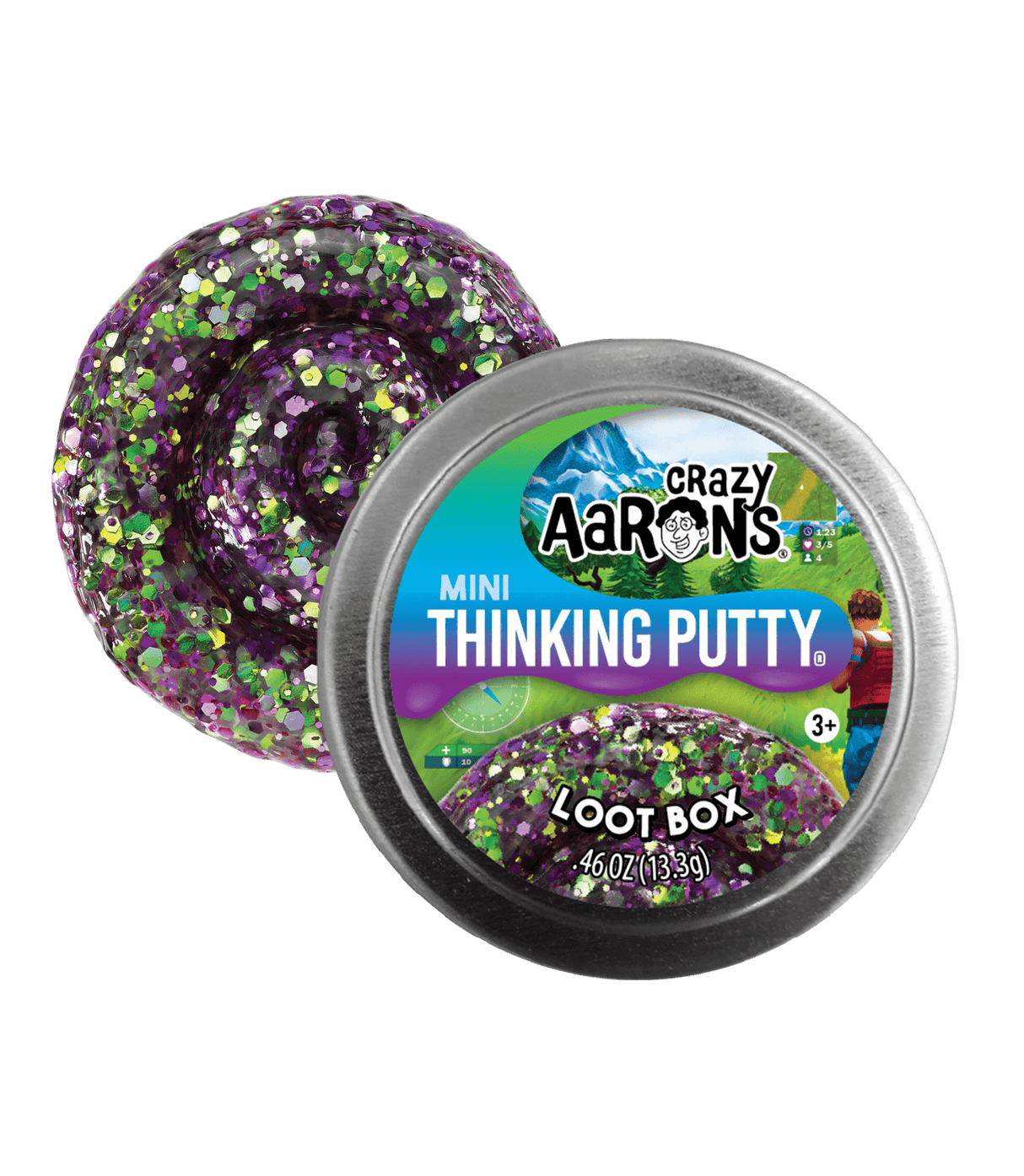 Crazy Aaron's Thinking Putty Mini Tin - Loot Box