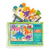 12 Piece Pouch Puzzle - Mighty Dinosaurs