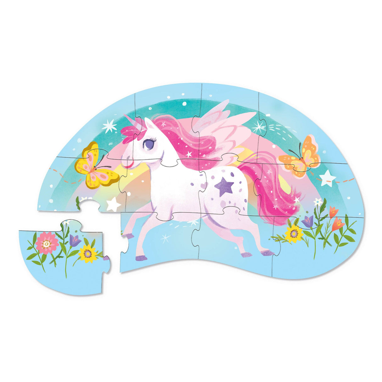 12-Piece Puzzle - Sweet Unicorn