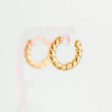 Pierced Co. Earrings - Rope Huggies