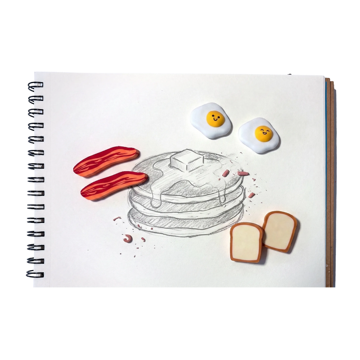 Brunch Bunch Breakfast Erasers