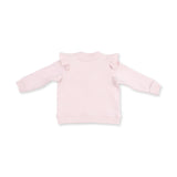V-Ruffle Sweatshirt and Leggings - Veiled Pink Bows