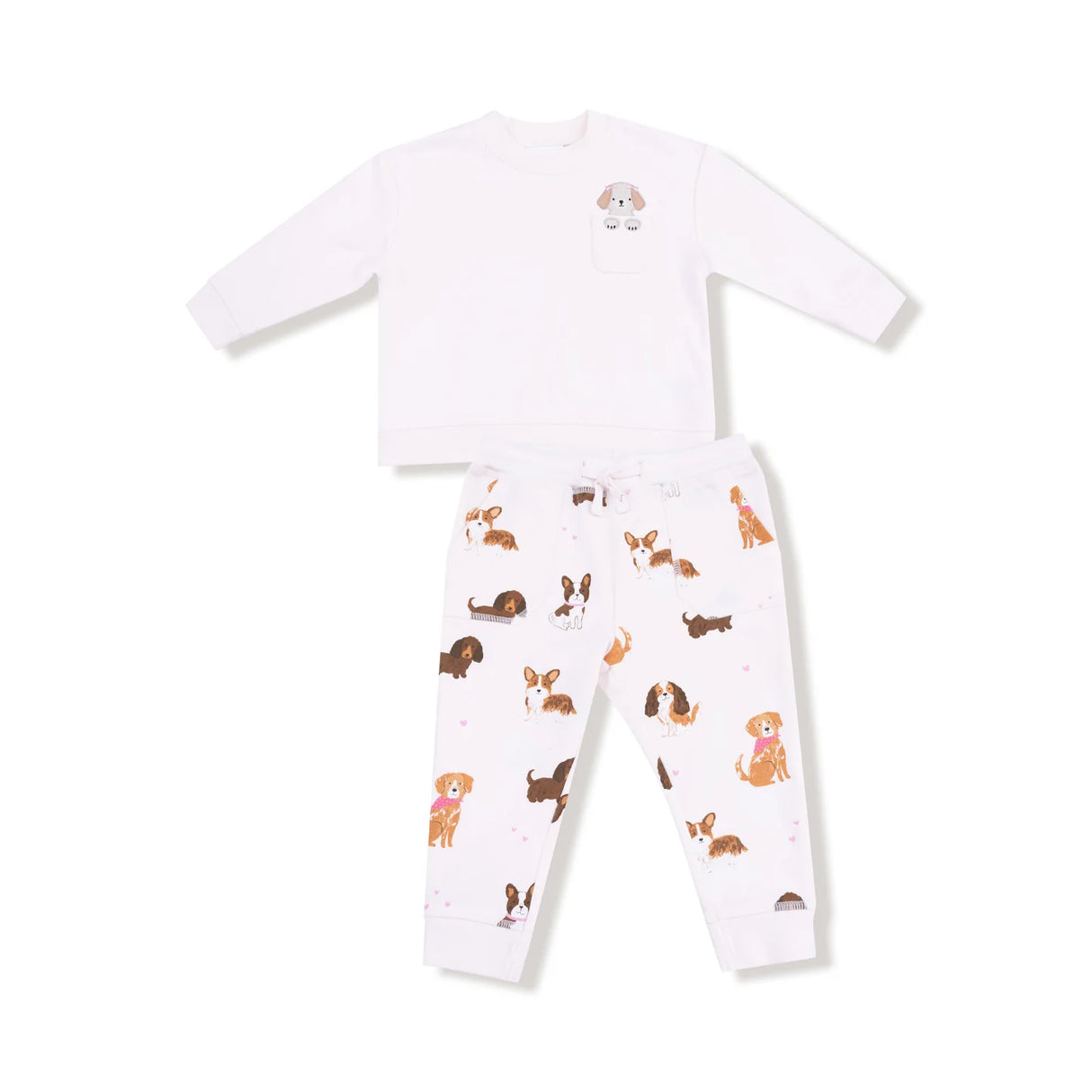 Drop Sleeve Sweatshirt and Joggers - Best Friend Dogs