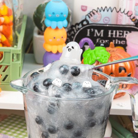 Kawaii Slime - Liquid Ghost Boba Clear Slime
