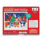 12 Piece Wooden Tray Puzzle - Festive Friends