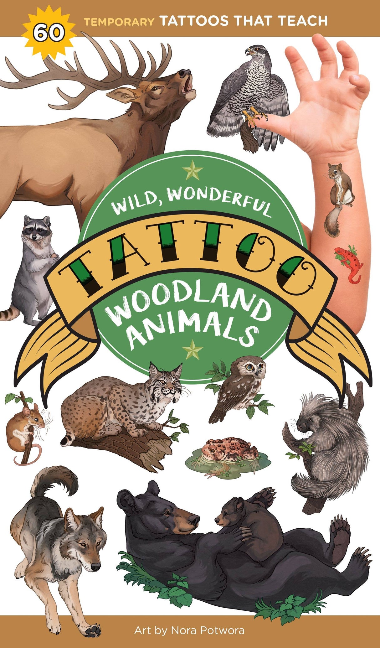 Temporary Tattoos - Wild, Wonderful Woodland Animals