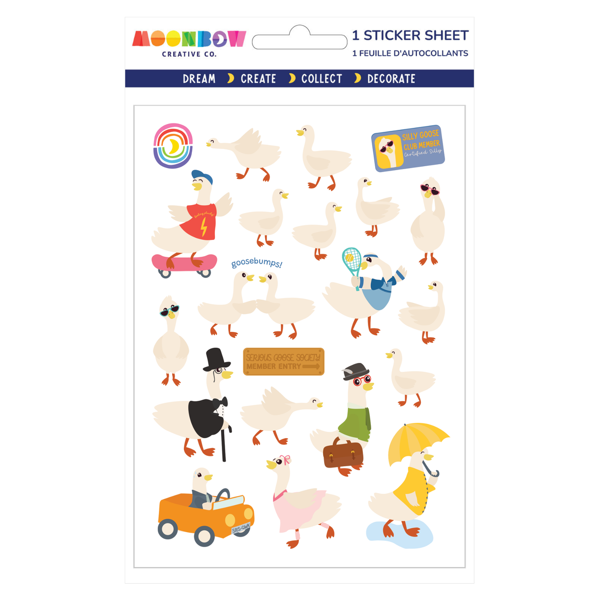 Moonbow Creative Co Stickers - Goose on the Loose