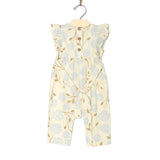 City Mouse Flutter Long Romper - Hydrangea