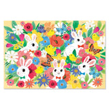 100-Piece Fuzzy Puzzle - Bunny