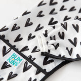 Sleeved Bib - Hearts