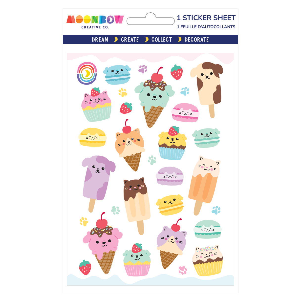 Moonbow Creative Co Stickers - Sweet Cat 'n' Dog Bites