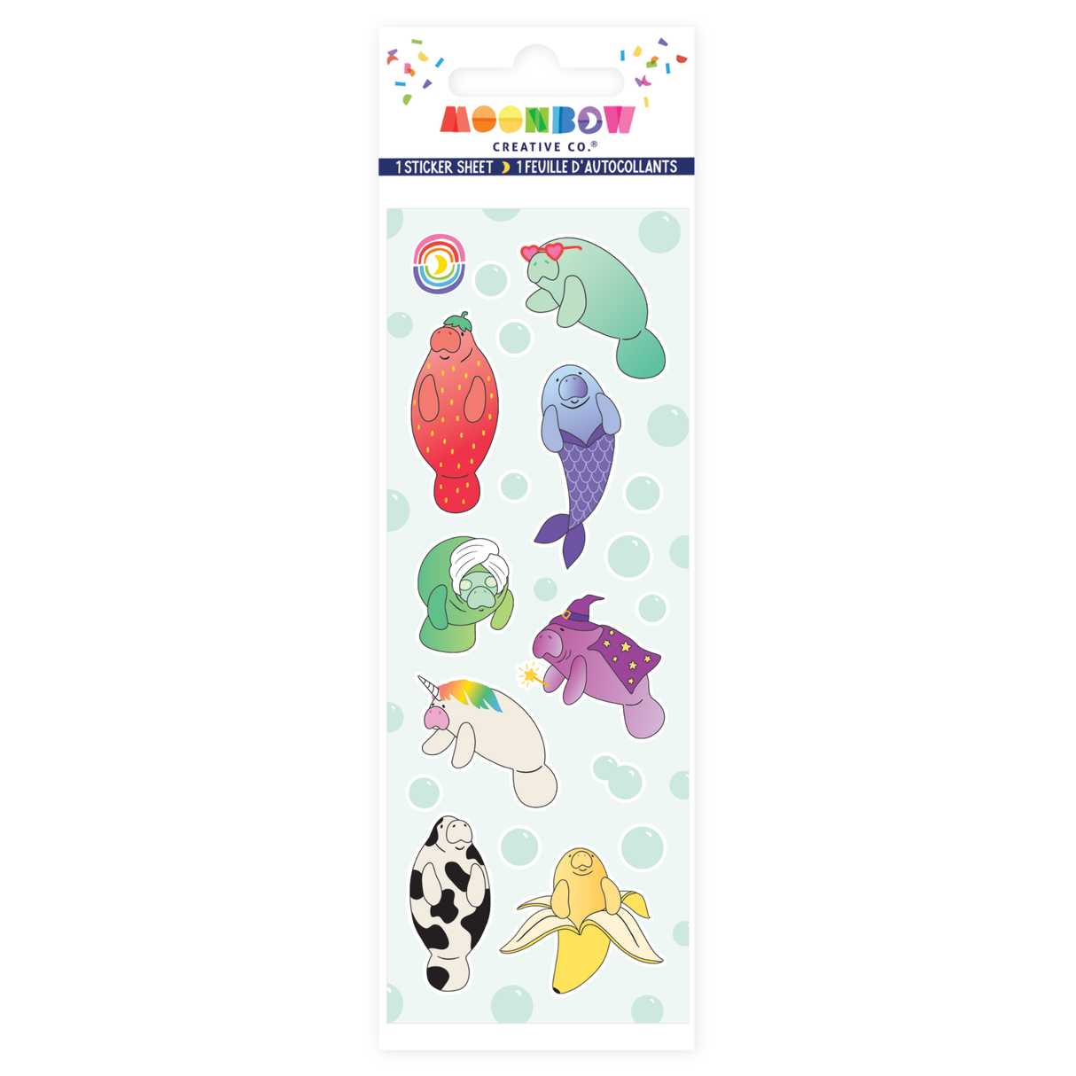 Moonbow Creative Co Stickers - Manatee Makeover