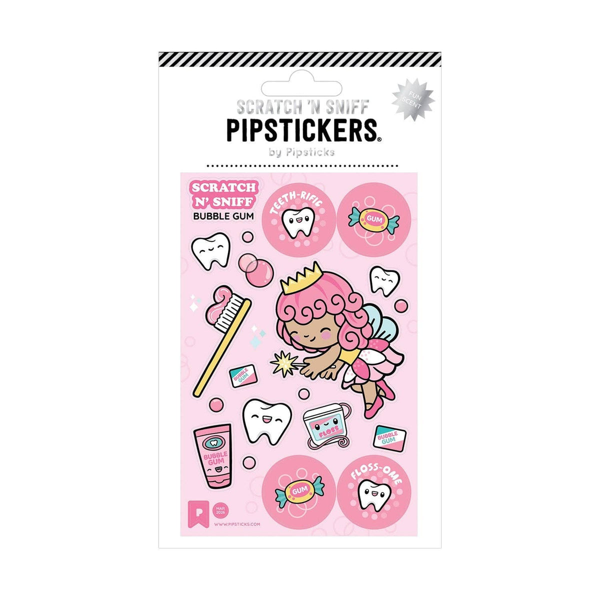 Pipstickers - Tooth Fairy Treat  Scratch 'N Sniff
