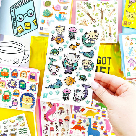 Pipstickers - Puffy Little Purrmaids