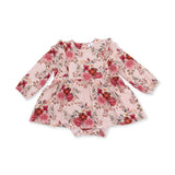 Ruffle Bodysuit Dress - Sabrina Floral