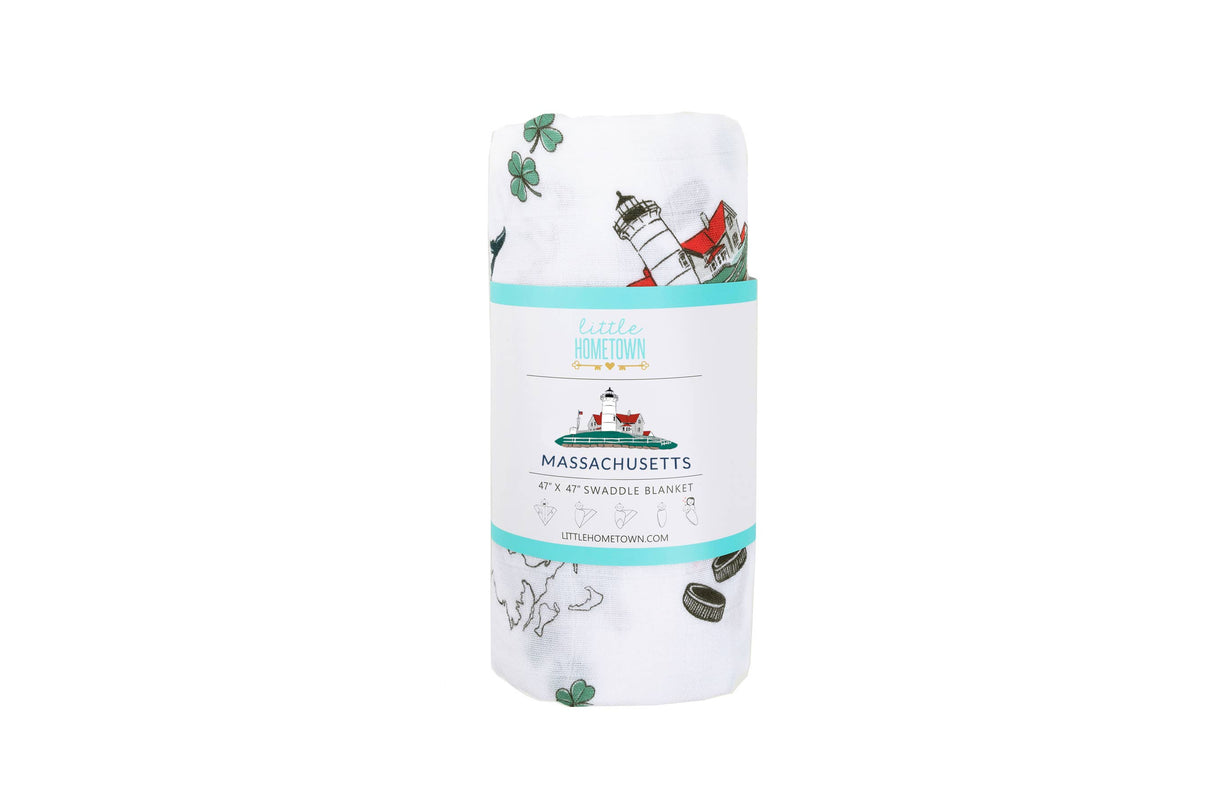 Muslin Swaddle - Massachusetts