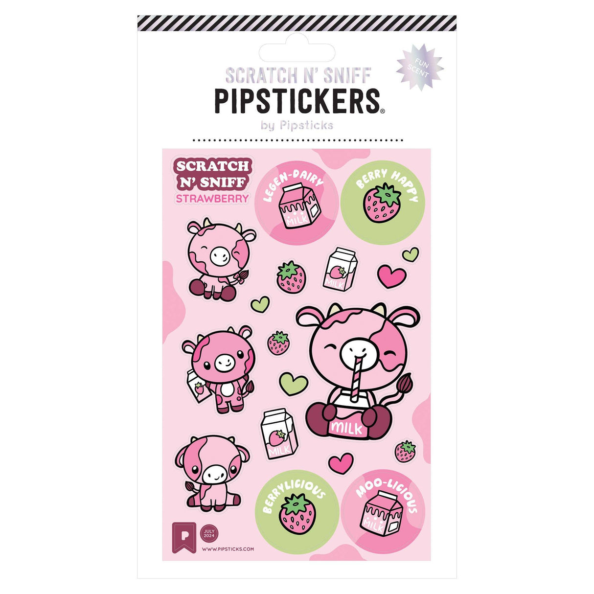 Pipstickers - Legen-dairy Berry Scratch 'n Sniff