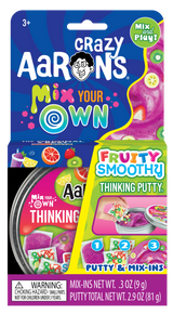Crazy Aaron's Thinking Putty 4" Tin - Mix It Fruity Smoothy
